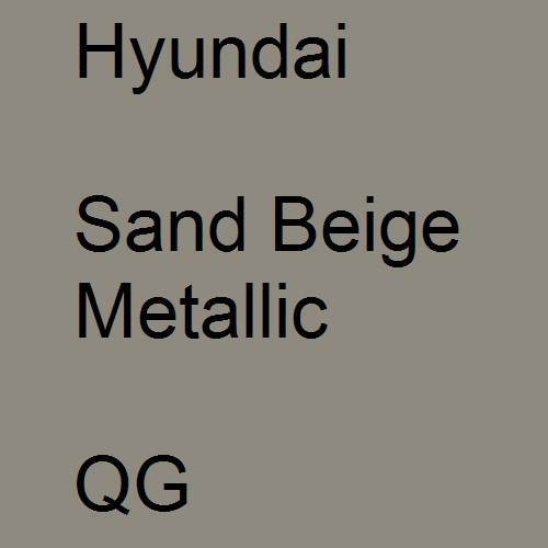 Hyundai, Sand Beige Metallic, QG.